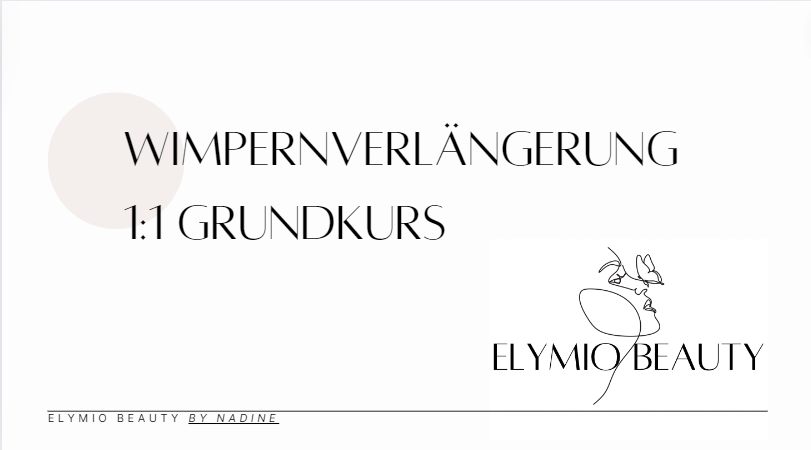 Wimpernverlängerung GRUNDKURS